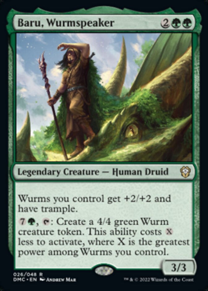 Baru, Wurmspeaker [Dominaria United Commander] [Foil]