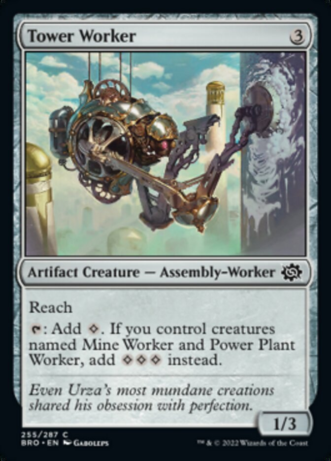 Tower Worker [The Brothers' War] [Foil]