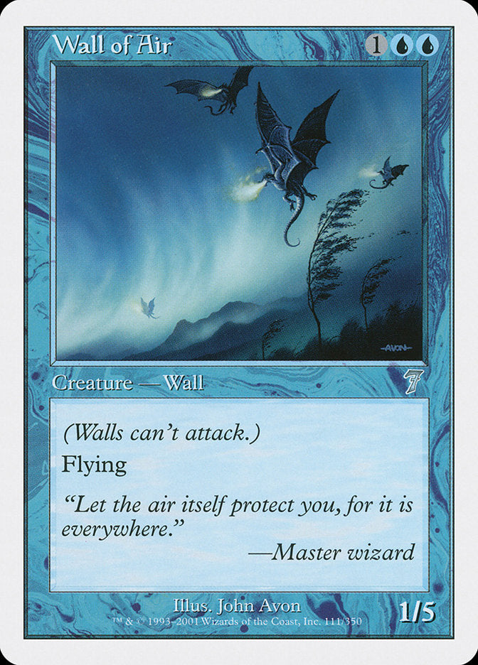 Wall of Air [Seventh Edition] [Foil]
