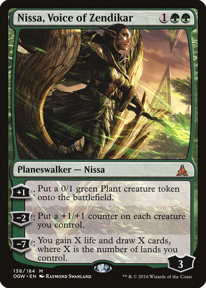 Nissa, Voice of Zendikar [Oath of the Gatewatch] [Foil]