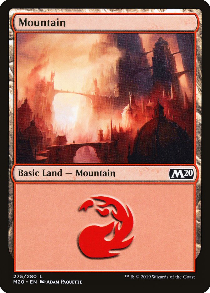 Mountain (275) [Core Set 2020] [Foil]
