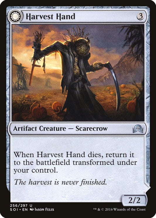 Harvest Hand // Scrounged Scythe [Shadows over Innistrad] [Foil]