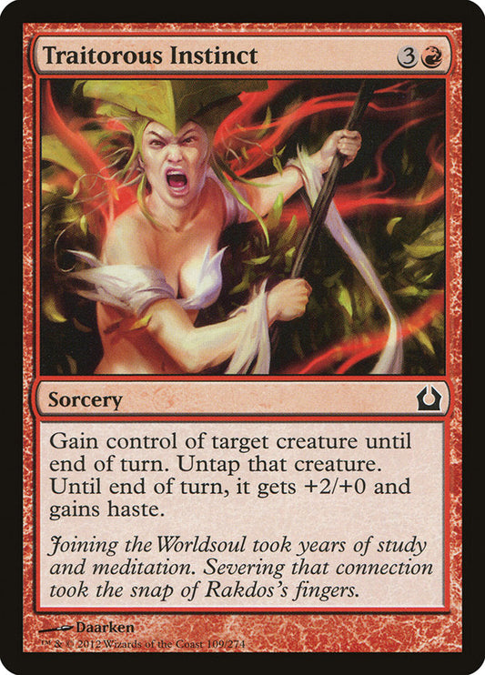 Traitorous Instinct [Return to Ravnica] [Foil]