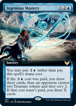 Ingenious Mastery (Extended Art) [Strixhaven: School of Mages] [Foil]