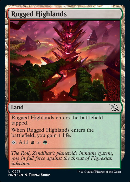 Rugged Highlands [March of the Machine] [Foil]