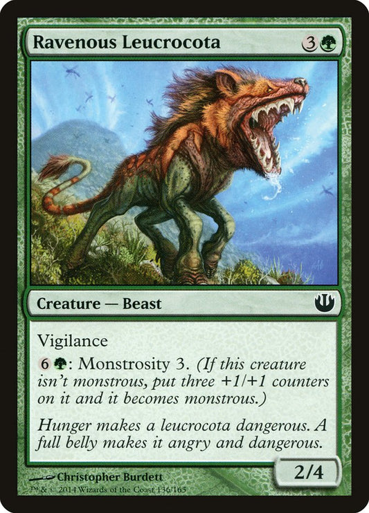 Ravenous Leucrocota [Journey into Nyx] [Foil]