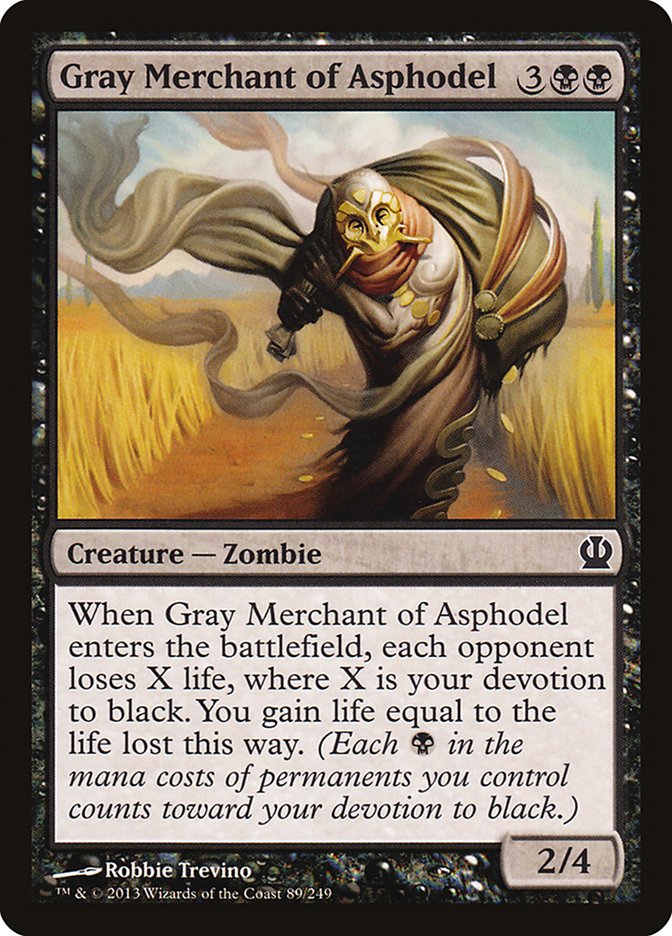 Gray Merchant of Asphodel [Theros] [Foil]