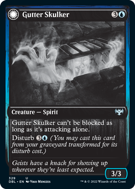 Gutter Skulker // Gutter Shortcut [Innistrad: Double Feature] [Foil]