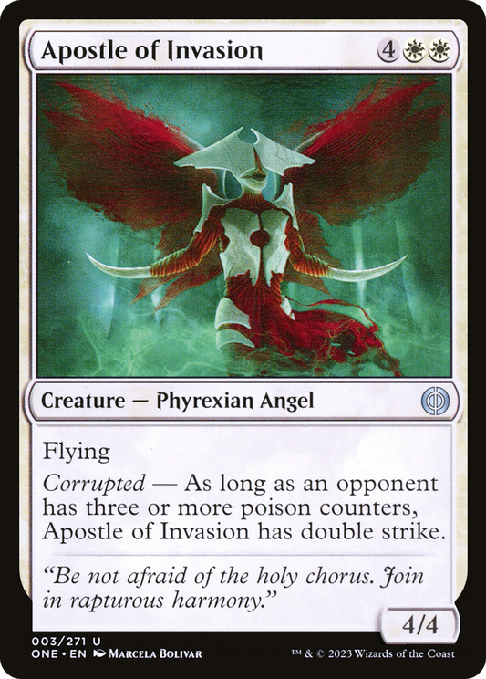 Apostle of Invasion [Phyrexia: All Will Be One] [Foil]