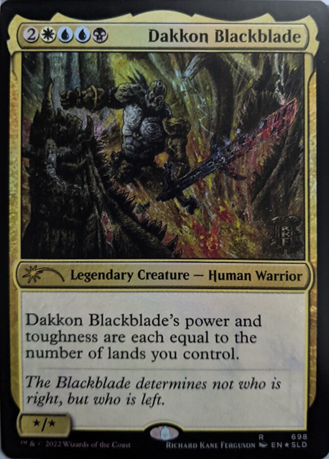 Dakkon Blackblade [Secret Lair Drop Promos] [Foil]