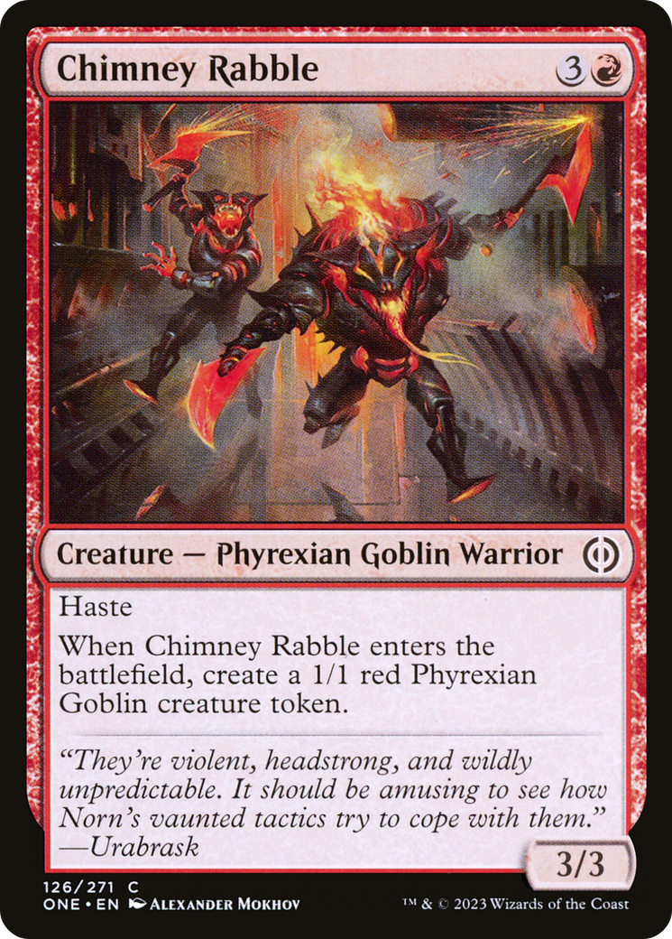 Chimney Rabble [Phyrexia: All Will Be One] [Foil]