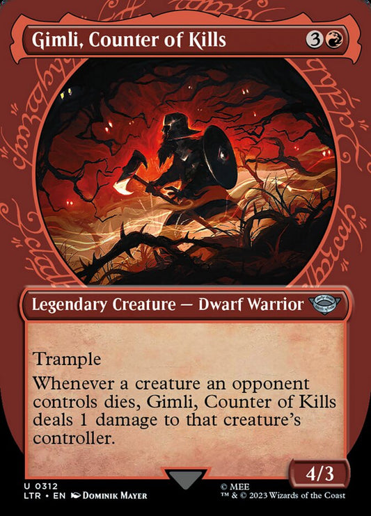 Gimli, Counter of Kills (Showcase Ring Frame) [The Lord of the Rings: Tales of Middle-Earth] [Foil]