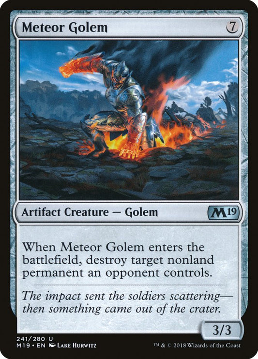 Meteor Golem [Core Set 2019] [Foil]