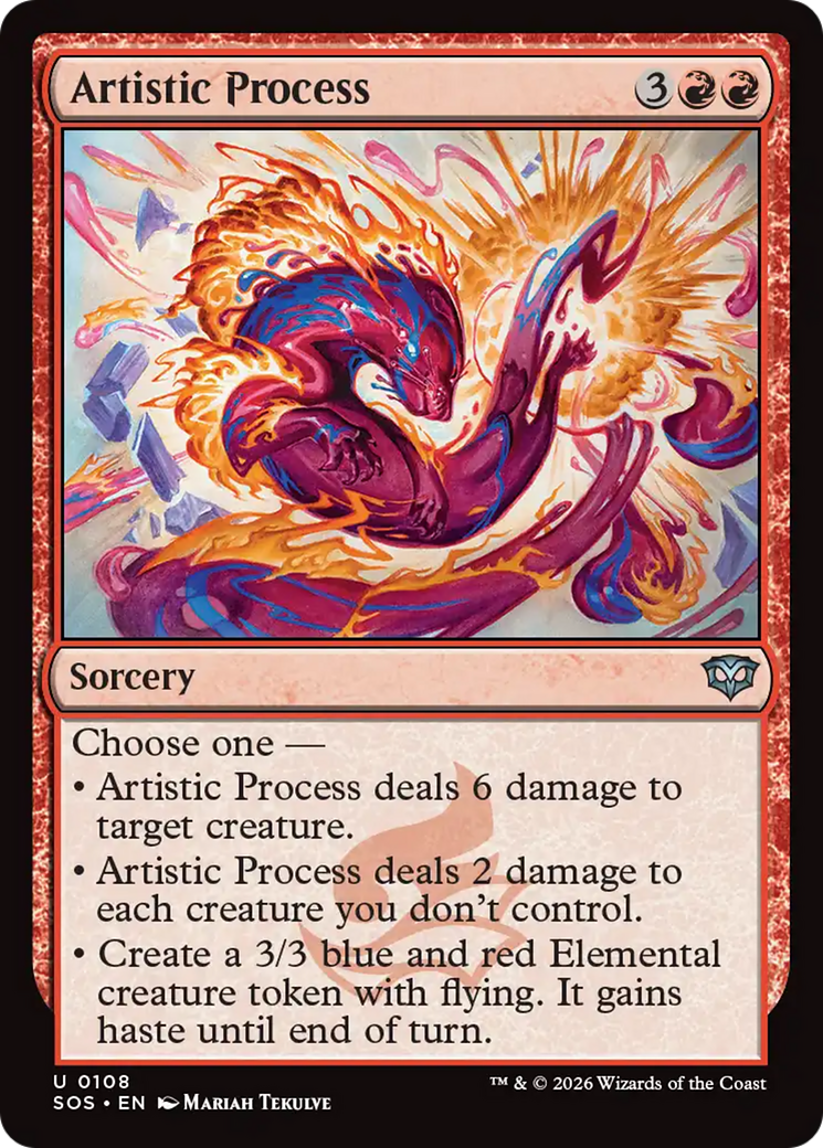 Artistic Process [Secrets of Strixhaven] [Foil]