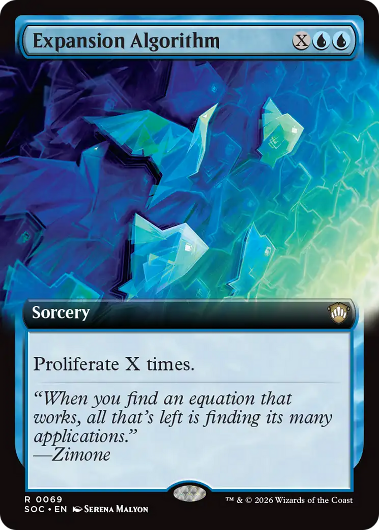 Expansion Algorithm (Extended Art) [Secrets of Strixhaven Commander] [Foil]
