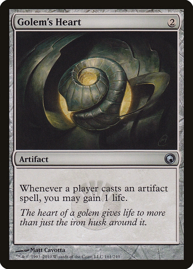 Golem's Heart [Scars of Mirrodin] [Foil]