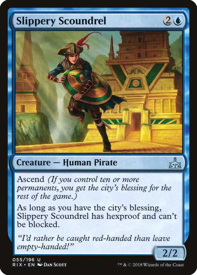 Slippery Scoundrel [Rivals of Ixalan] [Foil]