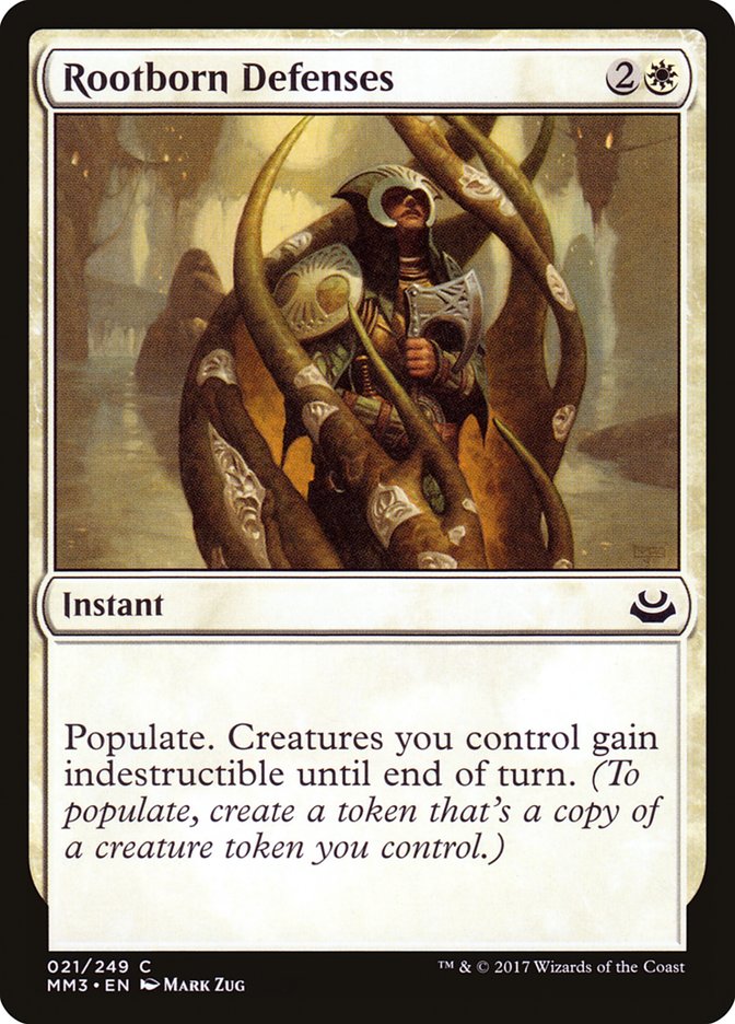 Rootborn Defenses [Modern Masters 2017] [Foil]