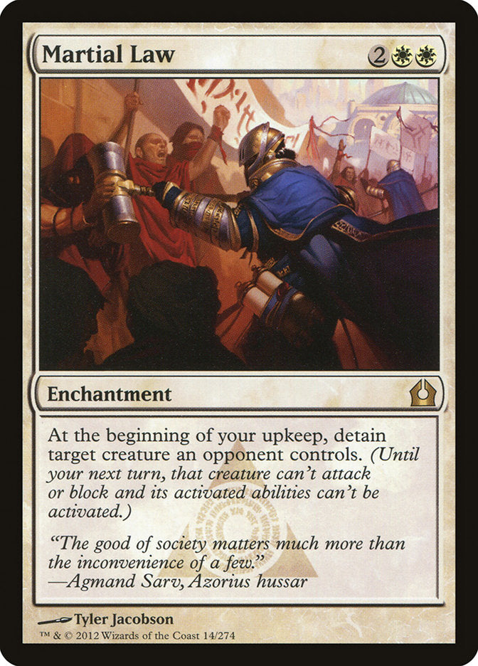 Martial Law [Return to Ravnica] [Foil]