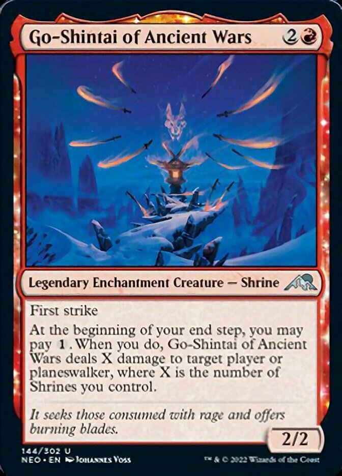 Go-Shintai of Ancient Wars [Kamigawa: Neon Dynasty] [Foil]