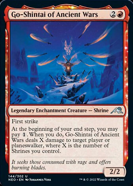Go-Shintai of Ancient Wars [Kamigawa: Neon Dynasty] [Foil]