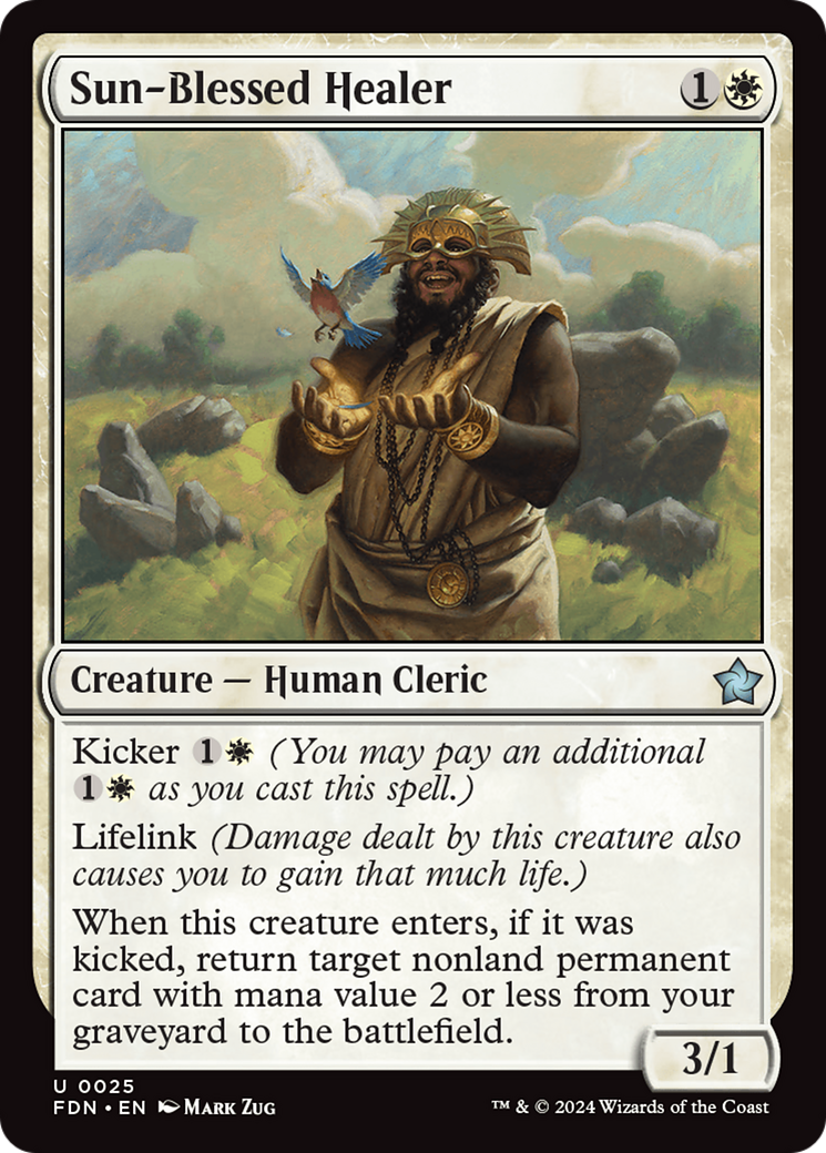 Sun-Blessed Healer [Foundations] [Foil]