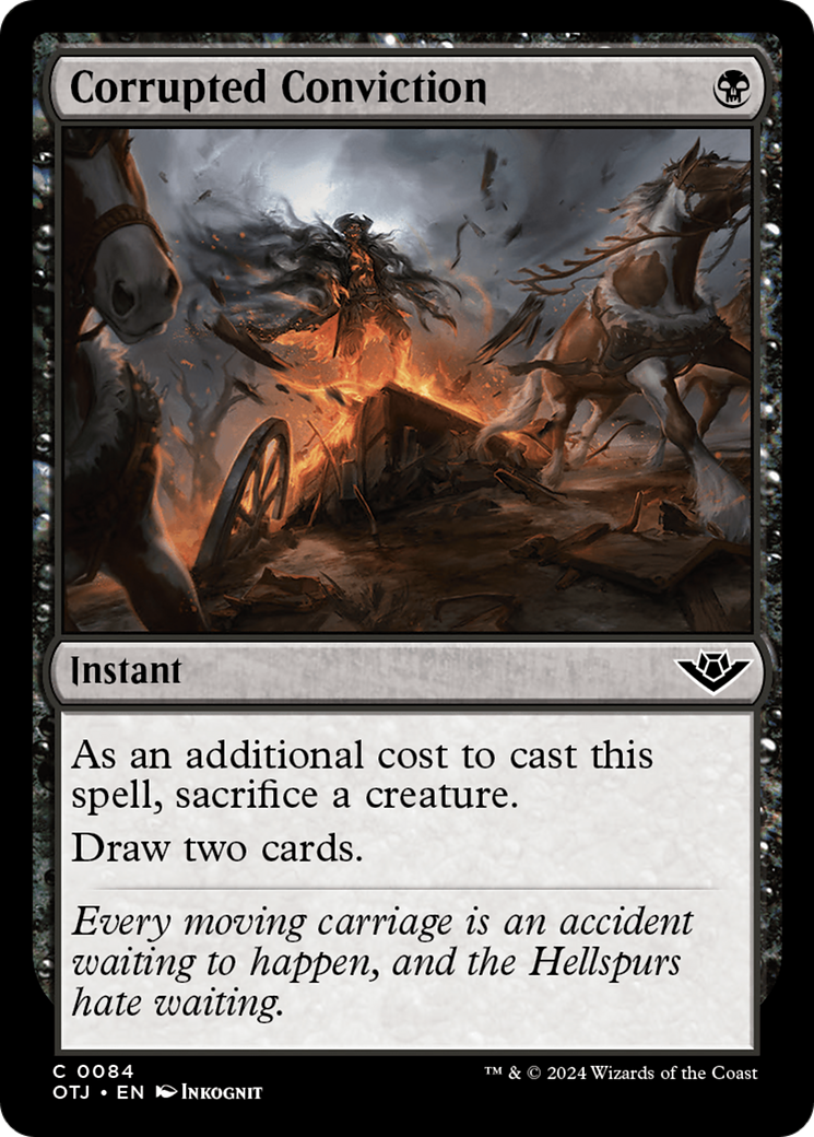 Corrupted Conviction [Outlaws of Thunder Junction] [Foil]