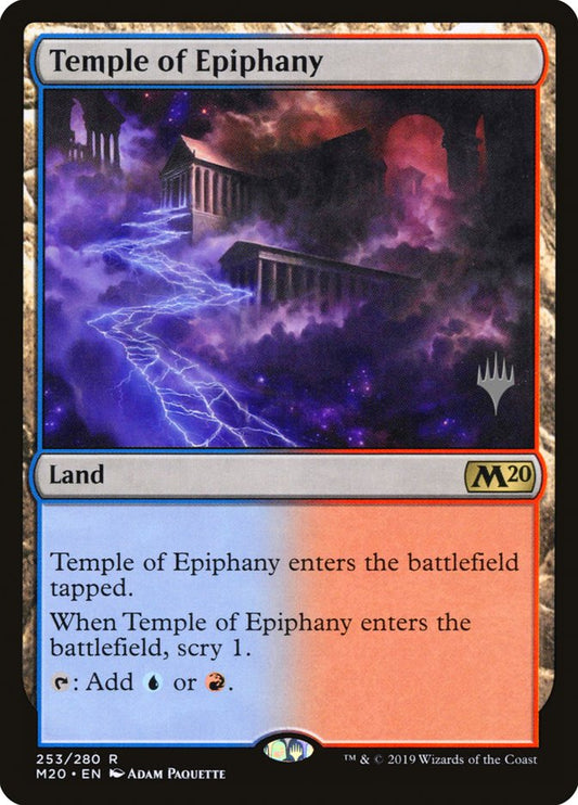 Temple of Epiphany (Promo Pack) [Core Set 2020 Promos] [Foil]