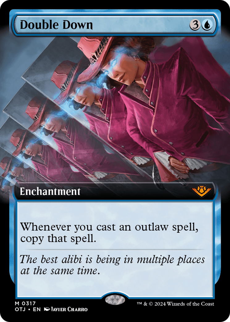 Double Down (Extended Art) [Outlaws of Thunder Junction] [Foil]