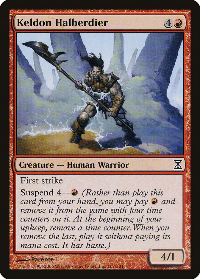 Keldon Halberdier [Time Spiral] [Foil]