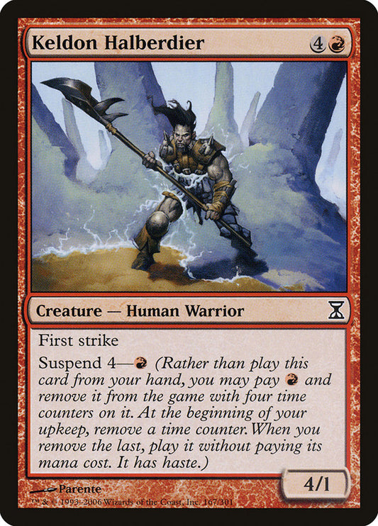 Keldon Halberdier [Time Spiral] [Foil]