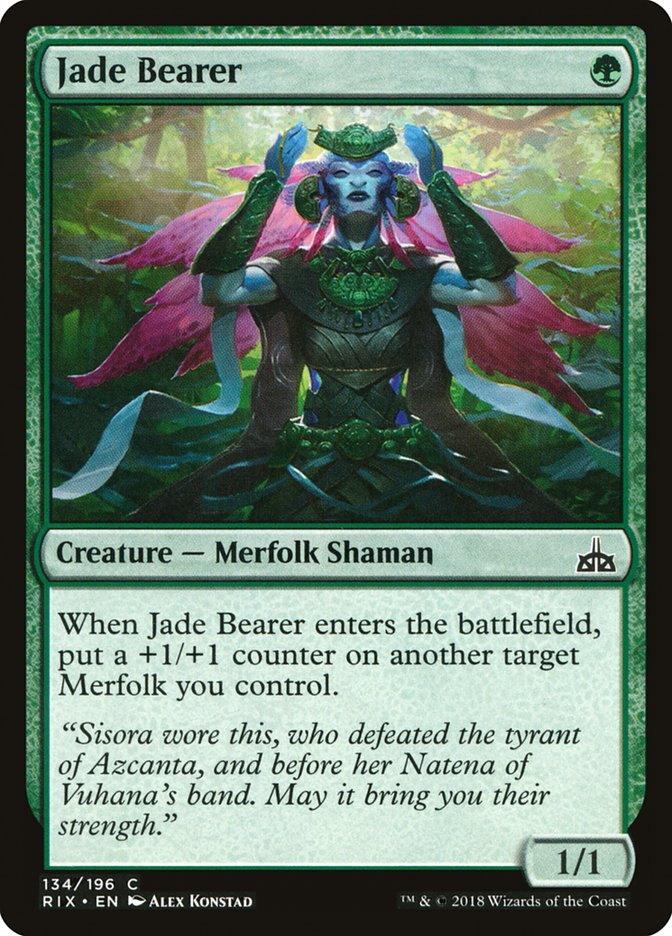 Jade Bearer [Rivals of Ixalan] [Foil]