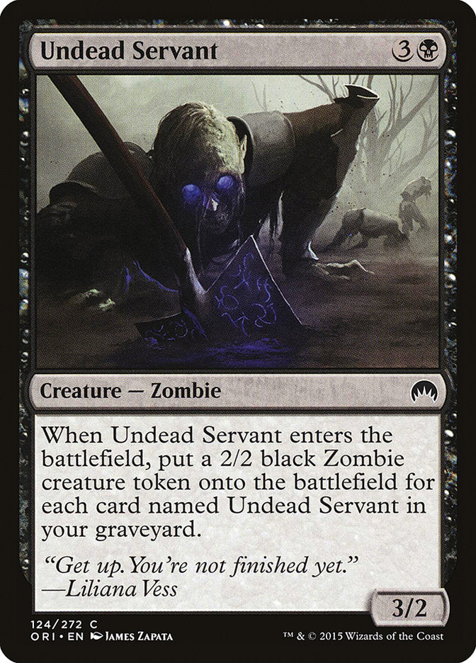 Undead Servant [Magic Origins] [Foil]