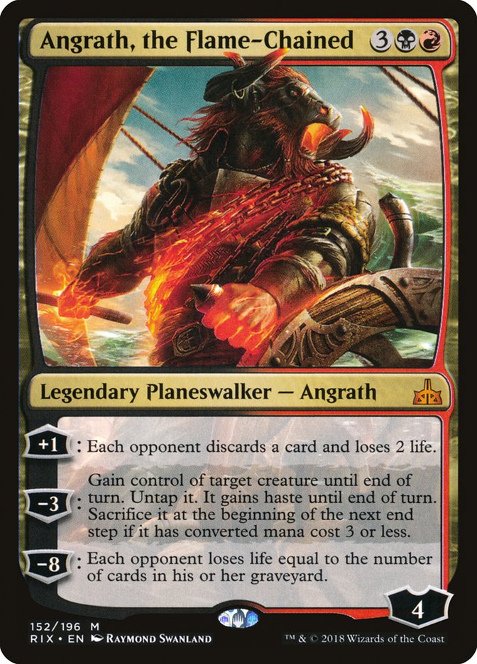 Angrath, the Flame-Chained [Rivals of Ixalan] [Foil]