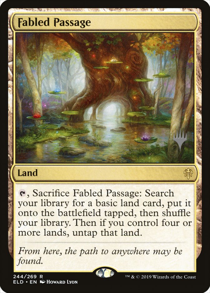 Fabled Passage (Promo Pack) [Throne of Eldraine Promos] [Foil]