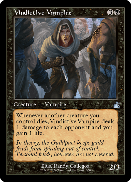 Vindictive Vampire (Retro Frame) [Ravnica Remastered] [Foil]