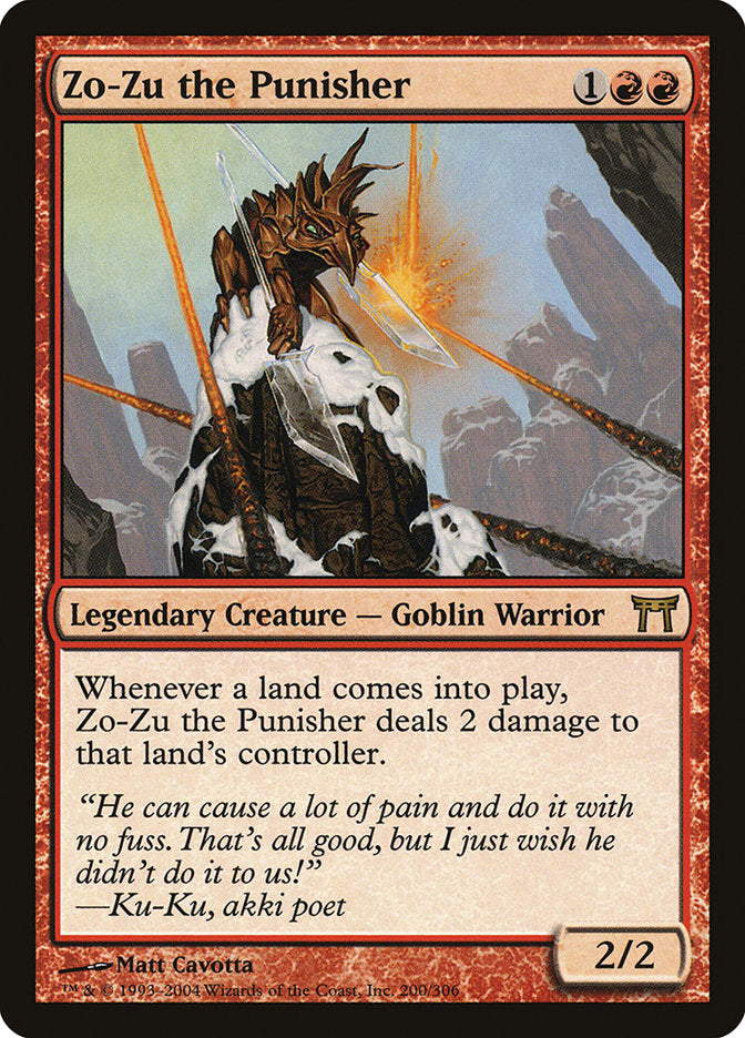 Zo-Zu the Punisher [Champions of Kamigawa] [Foil]