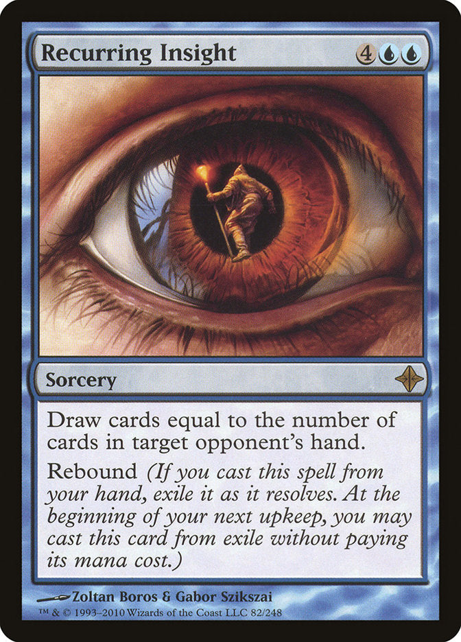 Recurring Insight [Rise of the Eldrazi] [Foil]