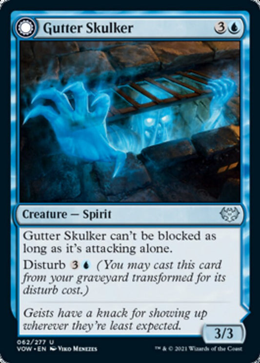 Gutter Skulker // Gutter Shortcut [Innistrad: Crimson Vow] [Foil]
