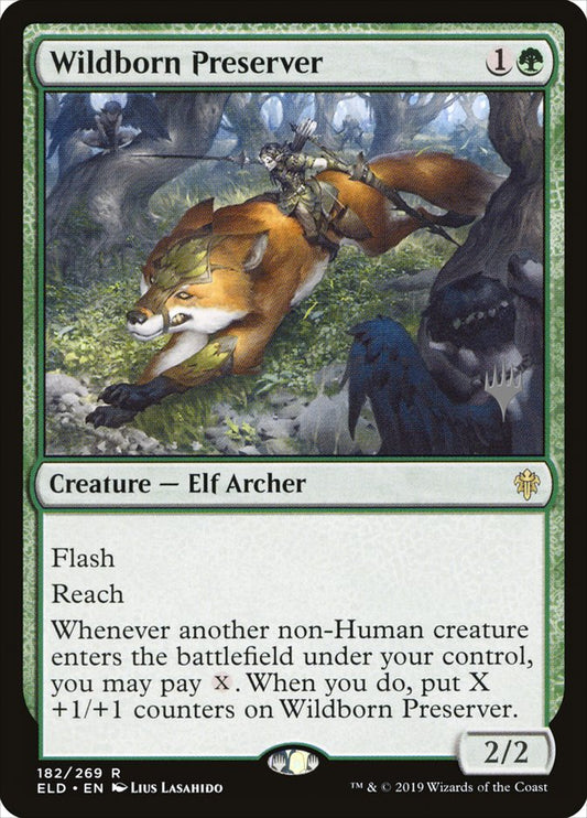 Wildborn Preserver (Promo Pack) [Throne of Eldraine Promos] [Foil]