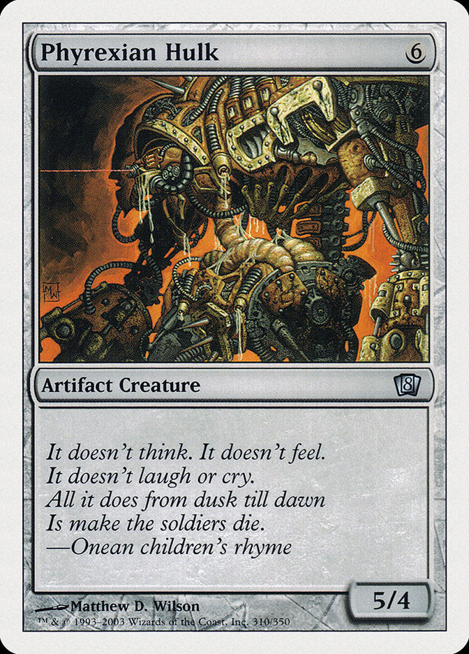 Phyrexian Hulk [Eighth Edition] [Foil]