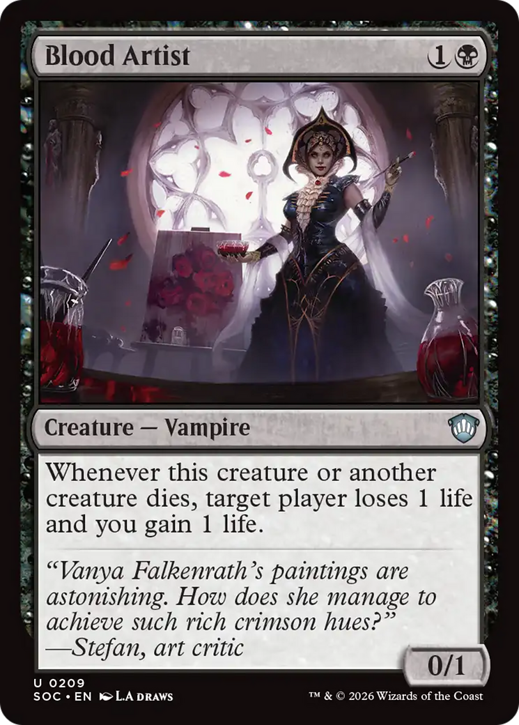 Blood Artist [Secrets of Strixhaven Commander] [Foil]
