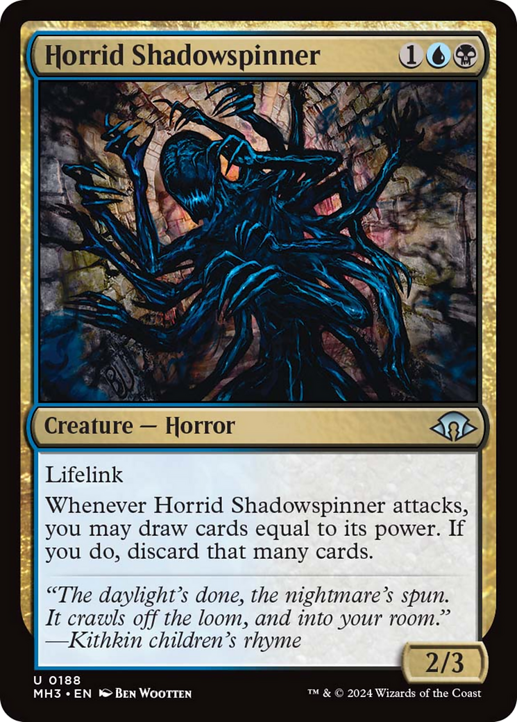 Horrid Shadowspinner [Modern Horizons 3] [Foil]
