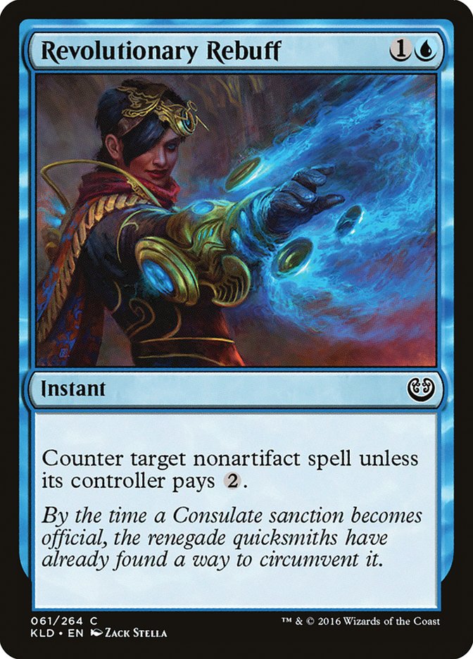 Revolutionary Rebuff [Kaladesh] [Foil]