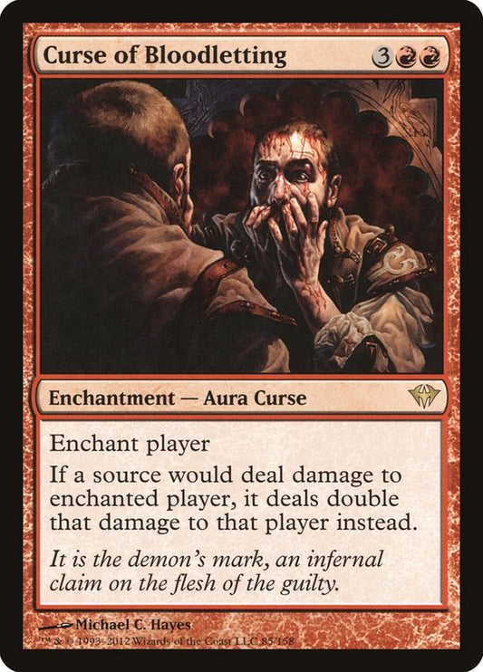 Curse of Bloodletting [Dark Ascension] [Foil]