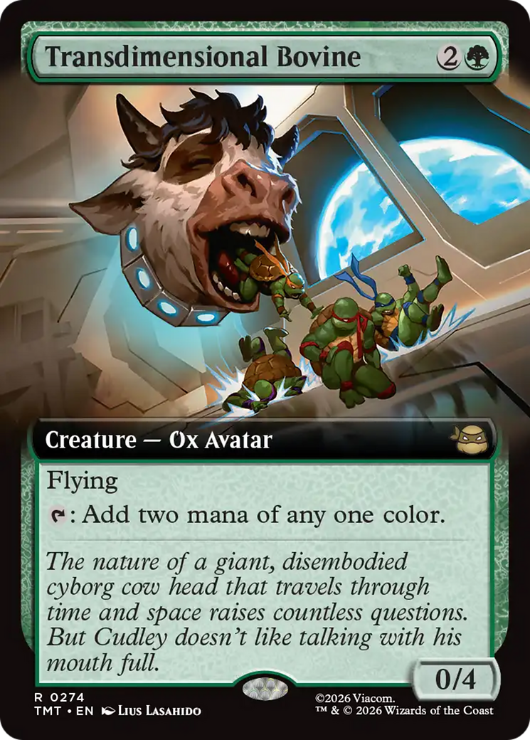 Transdimensional Bovine (Extended Art) [Teenage Mutant Ninja Turtles] [Foil]