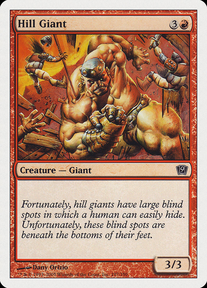 Hill Giant [Ninth Edition] [Foil]