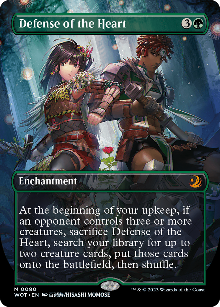 Defense of the Heart (Anime Borderless) [Wilds of Eldraine: Enchanting Tales] [Foil]