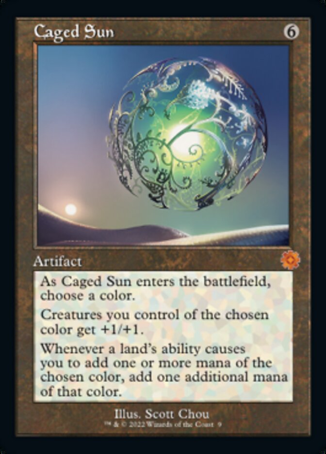 Caged Sun (Retro) [The Brothers' War Retro Artifacts] [Foil]