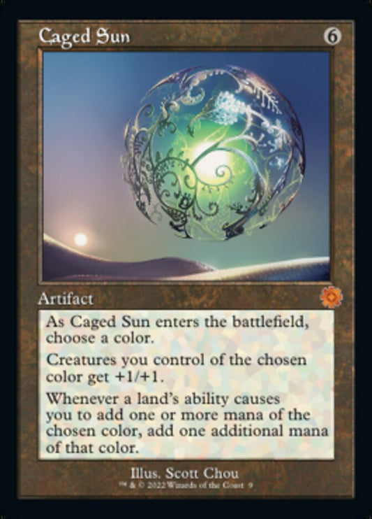 Caged Sun (Retro) [The Brothers' War Retro Artifacts] [Foil]